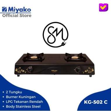 Kompor Gas Miyako 2 tungku KG-502C KG502C KG 502 C