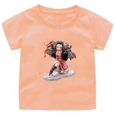 BAJU ANIME ANAK CEWEK-COWOK NEZUKO KAMADO 1-12TAHUN UK.S-5XL 10WARNA - 5XL/L dewasa Salem