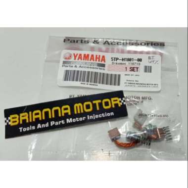 CARBON BRUSH ARANG DINAMO STATER MIO J - JUPITER Z - VEGA - VIXION ORI YAMAHA 5TP H1801 00