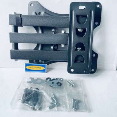 FLEKSIBEL BERPUTAR TELESCOPIC TV LCD LED BRACKET RETRACKABLE BISA PUTAR 180 DERAJAT BRAKET JUMBO SUP