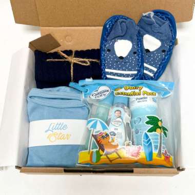 ZS Hampers Newborn Baby Gift Set Kado Baju Sabun Perlengkapan Mandi Bayi Baru Lahir Hadiah Parcel Pr