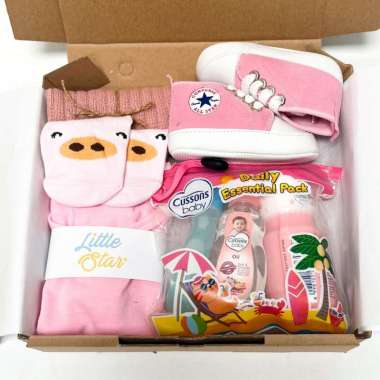 ZS Hampers Newborn Baby Gift Set Kado Baju Sabun Perlengkapan Mandi Bayi Baru Lahir Hadiah Parcel Pr