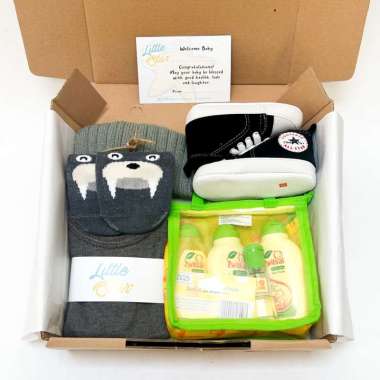 ZS Hampers Newborn Baby Gift Set Kado Baju Sabun Perlengkapan Mandi Bayi Baru Lahir Hadiah Parcel Pr