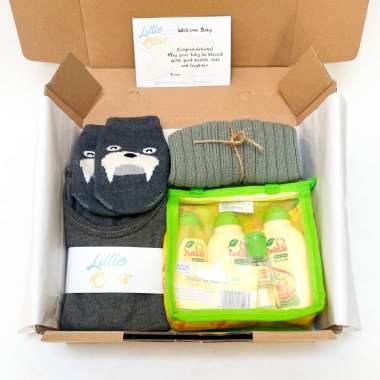 ZS Hampers Newborn Baby Gift Set Kado Baju Sabun Perlengkapan Mandi Bayi Baru Lahir Hadiah Parcel Pr