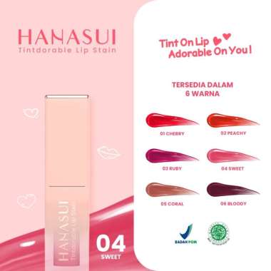 HANASUI Tintdorable Lip Stain | Liptint 04. Sweet
