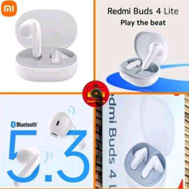 TWS Redmi Buds 4 lite wireless Bluetooth earphone Earbuds Headset Putih