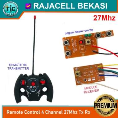 MODULE PCB MAINAN RC REMOTE CONTROL 27MHZ 4CH GS-6201T GS-156R - GANI12