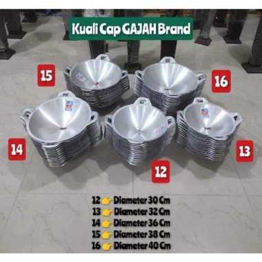 Wajan gajah kuali gajah kwali aluminium kuali aluminium murah wajan aluminium 12