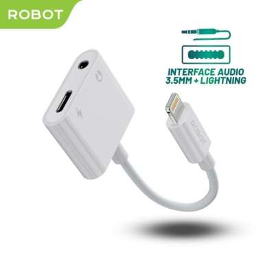 ROBOT CONVERTER RUL01 RUL02 LIGHTNING TO JACK LIGHTNING / 3.5MM RUL02