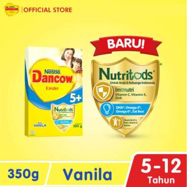 Dancow 5+ Vanila/Madu 350gr - Susu Anak 5-12 Tahun vanila