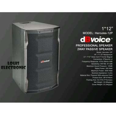 Professional Speaker Pasif 2 Way 12 Inch dBvoice Hercules-12P ORIGINAL