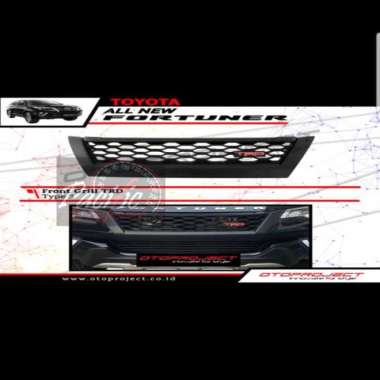 New Front Grill / Gril Depan TRD Black Doff All New Fortuner Vrz Trd