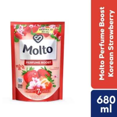 Molto Parfume Boost 680ml - Pelembut & Pewangi Pakaian korean strawbery