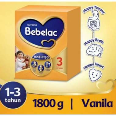 Bebelac 3 Vanila 1800g Susu Formula 1-3 Tahun Vanilla Flavor