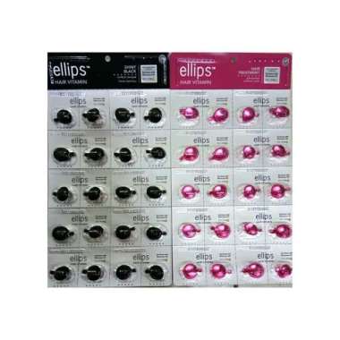 ELLIPS Hair Vitamin Rambut Isi 20pcs PINK