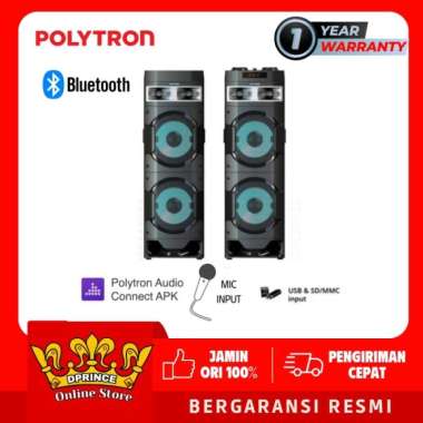 POLYTRON PAS10D28 Speaker Aktif PAS 10D28 Bluetooth PAS-10D28 Multicolor