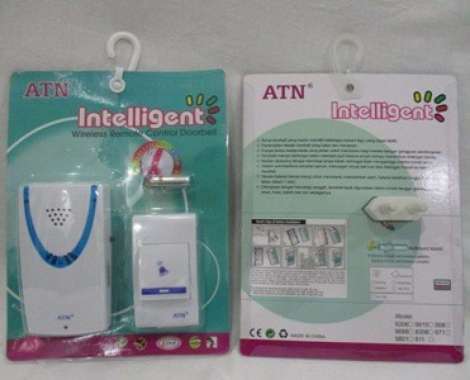 ATN Bell Wireless Satu Knop AC 220V / Bell Pintu