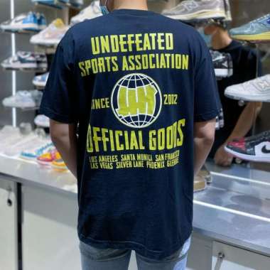 Undefeated Sports Association Black Tee 100% Original M