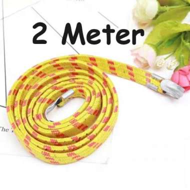 Tali Bagasi Kait Pipih Gepeng 1m 1.5 2 2.5 3 M 3M Meter Barang Motor 2 Meter