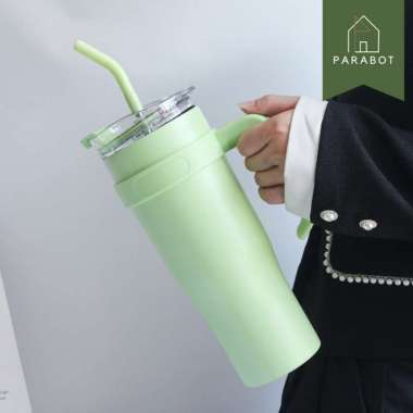 [PARABOT] GYAN TUMBLER STAINLESS STEEL 1,2 LITER BOTOL MINUM TUMBLR -LORENA Green
