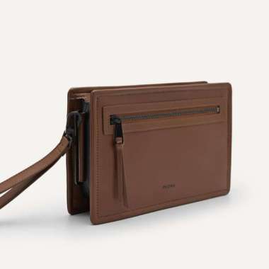 PM010 TAS KECIL PRIA PEDRO CLUTCH BAG ORIGINAL ASLI ORI TERBARU BROWN
