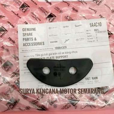 Karet dudukan penyangga plat nomor Vespa Matic LX S iget original