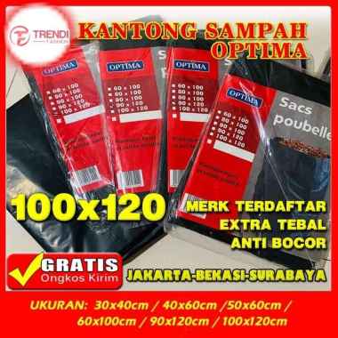 Kantong Plastik Sampah 100x120cm isi 10pcs - Plastik Sampah - Plastik Kresek 100x120cm isi 10pcs Pla