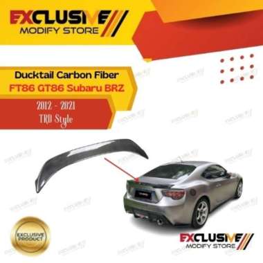 DUCKTAIL CARBON FIBER TOYOTA FT86 GT86 / SUBARU BRZ MODEL TRD STYLE