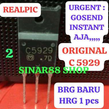 C5929 SC5929 2SC5929 5929 2SC SC C ORIGINAL IGBT TRANSISTOR POWER AMPLIFIER PSU MESIN LAS TRAPO