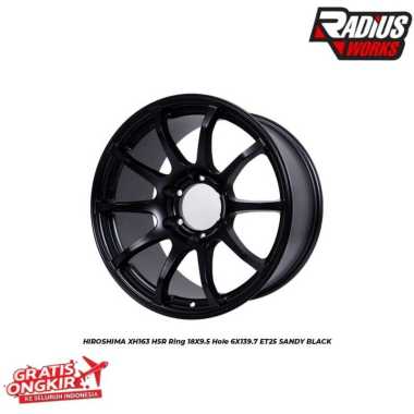 Velg Mobil Pajero Sport Fortuner HSR Hiroshima Ring 18 Sandy Black