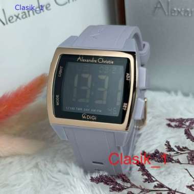 Original 100%!! Alexandre Christie Unisex AC9343 / AC 9343 Rosegold Purple Garansi Resmi 1 tahun