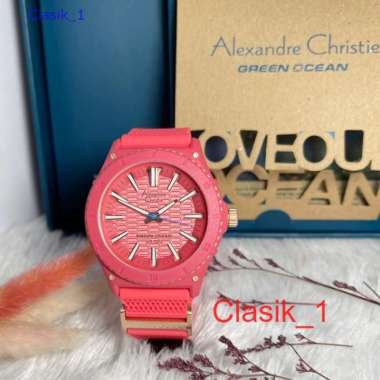 Original 100%!! Alexandre Christie AC 6584 AC6584 Unisex Soft Orange Garansi Resmi 1 Tahun
