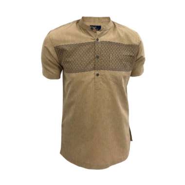 Redcliff Kemeja Pria Granded Pendek COKELAT 6SK000301 XXL