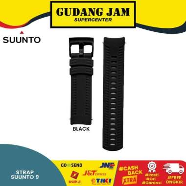 Strap Tali Karet Suunto 9 Baro Suunto 9 Non Baro Suunto Spartan Ultra Black
