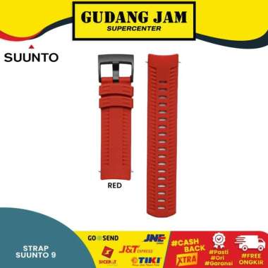 Strap Tali Karet Suunto 9 Baro Suunto 9 Non Baro Suunto Spartan Ultra Red