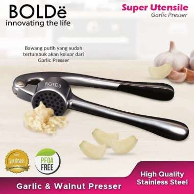 BOLDe Super Utensile Garlic Presser / Bolde Penghancur Bawang Putih / Garlic Presser