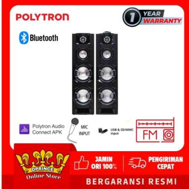 New Polytron Pas8Ef22 Active Speaker Bluetooth Radio Fm Pas 8Ef22 Terbaru BUBBLE WRAP