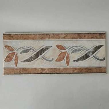 Plint Plin List Lis Keramik Dinding Wall Tile Genova 16.5 x 40 cm - Beige Beige