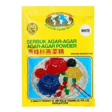 Agar Swallow Globe 7gr Plain Bening Tanpa Warna 1 Sachet