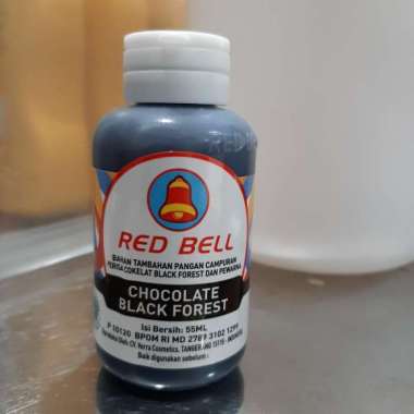 RED BELL COKLAT BLACK FOREST PASTA CAIR 55ML KHUSUS MAKANAN