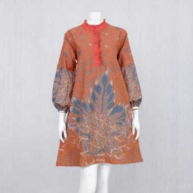 TUNIK KINANTI 03 JUMBO LD 120 LD 130 LD 140 LD 150 | ATASAN BAJU KERJA OVER SIZE BATIK WANITA MOTIF 