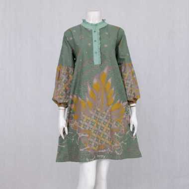 TUNIK KINANTI 03 JUMBO LD 120 LD 130 LD 140 LD 150 | ATASAN BAJU KERJA OVER SIZE BATIK WANITA MOTIF 