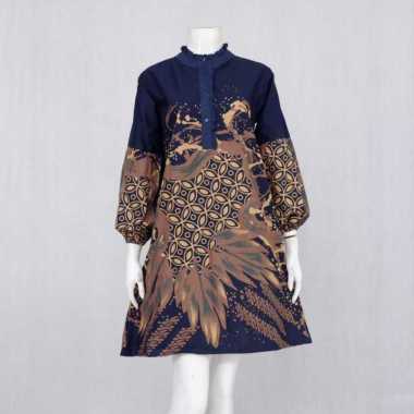 TUNIK KINANTI 03 JUMBO LD 120 LD 130 LD 140 LD 150 | ATASAN BAJU KERJA OVER SIZE BATIK WANITA MOTIF 