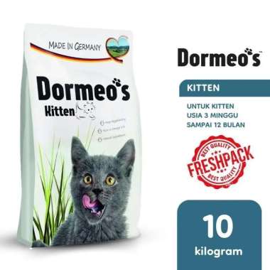 Dormeos Kitten 10kg Dry Cat Food Makanan Kering Kucing Premium Anak Kucing 10 KG