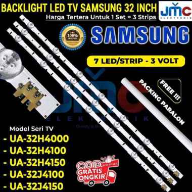 BACKLIGHT TV SAMSUNG 32 INC UA32H4000AR UA32H4100AR UA32H4150AR UA32J4150AR UA32J4100AR UA32H4000 UA
