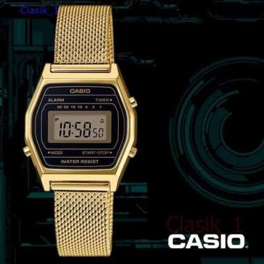 Original 100%!! CASIO LA690WEMY-1DF Jam Tangan Wanita Rantai Pasir