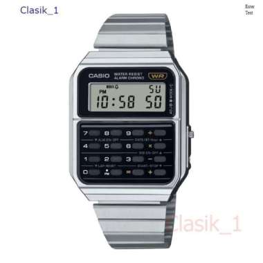Original 100%!! Casio Jam Tangan Calculator Unisex CA-500WE-1ADF