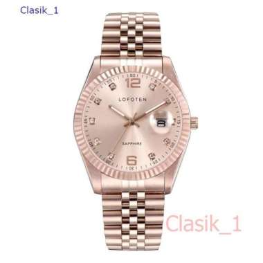 Original 100%!! Jam Tangan Pria Lofoten 8105 F-8105M Sapphire Full RoseGold