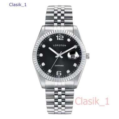 Original 100%!! Jam Tangan Pria Lofoten 8105 F-8105M Sapphire Silver Hitam