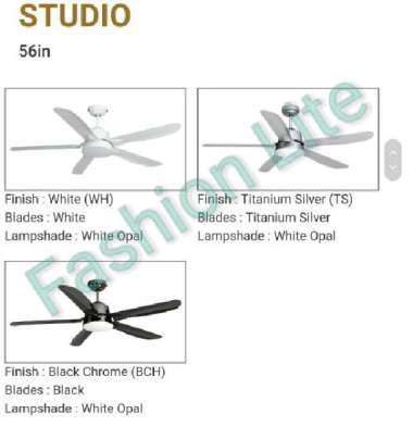 KIPAS ANGIN EDMA STUDIO 56" / KIPAS EDMA ORI / KIPAS ANGIN EDMA